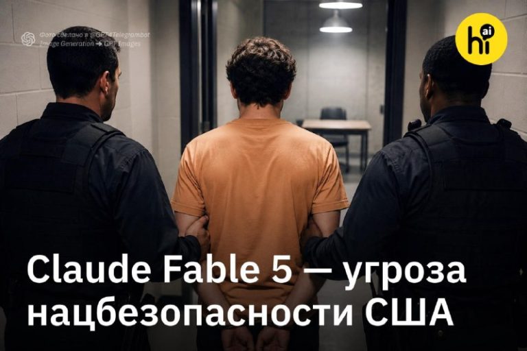 Claude Fable 5 отключили из-за требований властейAnthropic закрыли доступ к вып…