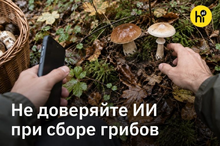 Не доверяйте ИИ при сборе грибовК этому призывает польский ИИ-исследователь Пет…